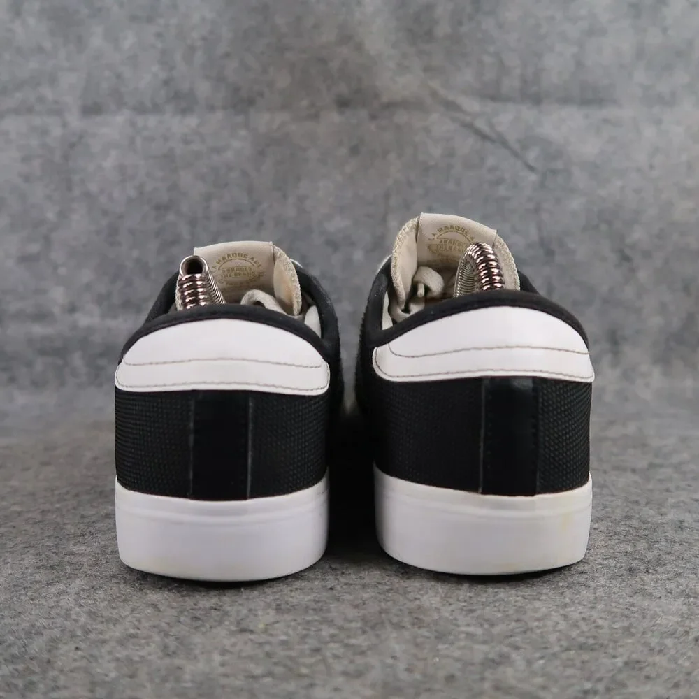Adidas Shoes Mens 6.5 Sneaker Lifestyle Trainers Skate Casual Active Black White